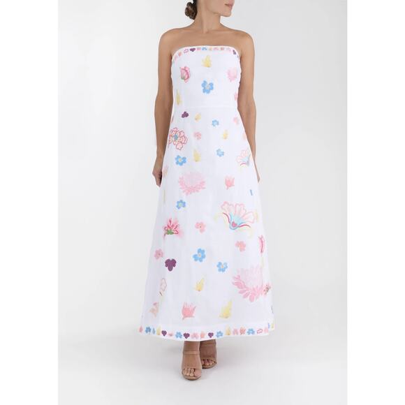 Fanm Mon Dresses & Skirts - Fanm mon Maddie dress size XS Embroidered Maxi New